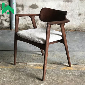 Nordic Design moderno in legno massello sedia da pranzo in tessuto tessuto imbottito <span class=keywords><strong>sedie</strong></span> ristorante Hotel appartamento casa Bar/uso cucina - Product Image 3