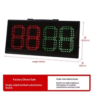 Tarjeta Electrónica Digital de Sustitución para Fútbol, Indicador LED de Cuatro Dígitos, Marcador, Suministros para Árbitros - Product Image 2