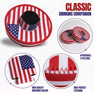 Portavasos Flotante No Inflable para Piscina, Portavasos de Neopreno Flotante para Latas de Cerveza - Product Image 3