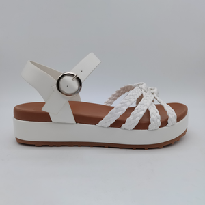 Pantofola ortopedica piattaforma sandalo <span class=keywords><strong>donna</strong></span> piattaforma estiva cinturino alla caviglia sandali con tacco <span class=keywords><strong>scarpe</strong></span> - Product Image 5