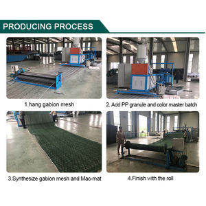 <strong>Steel</strong> Grid Geomats <strong>Steel</strong> Reinforced Geomat <strong>Gabion</strong> with <strong>Steel</strong> Grid Mesh <strong>Gabion</strong> Wire with Plastic Mesh - Product Image 5