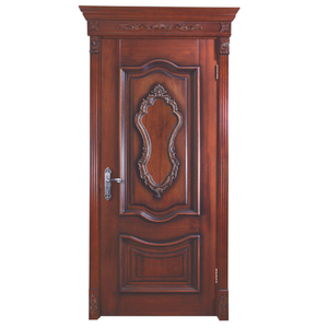 Cửa gỗ nội thất gỗ sồi rắn cổ điển cửa gỗ sồi nội thất cửa gỗ cho ngôi nhà - Product Image 3