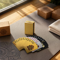 Cartes à jouer 100 % étanches, cadeaux promotionnels créatifs, cartes à jouer en PVC personnalisées pour le carnaval, pour une utilisation en jeu