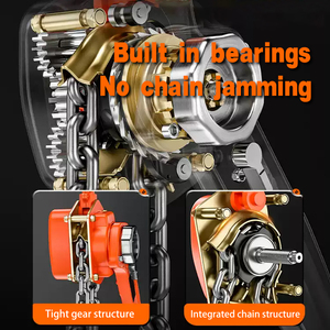 Kerekan rantai <span class=keywords><strong>Manual</strong></span>, Lift kerekan tingkat tangan portabel, dioperasikan tangan <span class=keywords><strong>Manual</strong></span> tali katrol blok kerekan