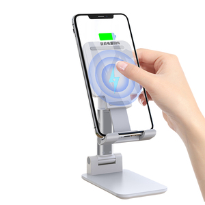 Soporte de <span class=keywords><strong>carga</strong></span> inalámbrica rápida de 10W, cargador inalámbrico extensible plegable para iPhone/Samsung/Huawei/<span class=keywords><strong>Xiaomi</strong></span> - Product Image 4