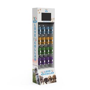 Espositore da Terra Moderno in Cartone Apache Retail per Alimenti per <span class=keywords><strong>Cani</strong></span> e Gatti, Giocattoli, <span class=keywords><strong>Negozi</strong></span>, con Design Riciclabile - Product Image 2