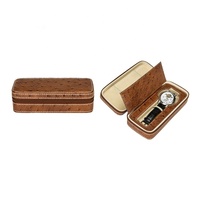 Étui de montre personnalisé, étui de voyage protecteur pour montre, fait main, en cuir véritable, étui de montre en velours pour Rolex