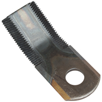 Lame de couteau à cisaillement agricole en acier 115 mm 65Mn, pièce de rechange pour broyeur à fléaux de tracteur
