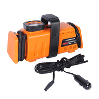 Compresseur d'air de voiture DC 12V/AC110-230v gonfleur de pneu de voiture pompe à pneu portable pompe à air en plastique