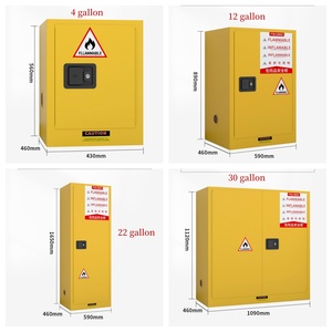 Armadio di Stoccaggio Antincendio e Antiesplosione CYD con Ripiani Regolabili, 12/22/30 Galloni, in Acciaio, <span class=keywords><strong>per</strong></span> Uso Commerciale, Industriale e di Laboratorio - Product Image 4