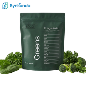 21 <strong>Greens</strong> Blend Powder Refill Pouch Multivitamin Gut Health Support Athletic Vegan Supplement Weight Loss 180g 30 Daily Servings - Product Image 1