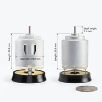 Moteur CC haute vitesse RE-260 3V, pièces de loisirs créatifs, micro-moteur électrique pour projets scientifiques DIY, étudiants, laboratoire scolaire, rond