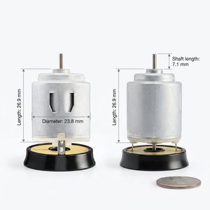 Moteur CC haute vitesse RE-260 3V, pièces de loisirs créatifs, micro-moteur électrique pour projets scientifiques DIY, étudiants, laboratoire scolaire, rond - Product Image 4