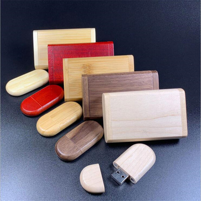 Promotion Gift Wood Usb Flash Drive 2.0 Bamboo Wood USB Stick 8GB 16gb,memory Disk 3.0 64 GB Pendrive 32GB Logo Custom Usb