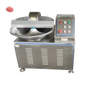 High speed meat bowl cutter sausage meat bowl cutter 40l/80l/125l meat bowl cutter pork chopper mixer