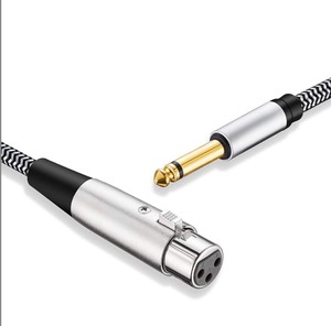 <span class=keywords><strong>Cavo</strong></span> <span class=keywords><strong>Canon</strong></span> intrecciato in Nylon microfono microfono <span class=keywords><strong>cavo</strong></span> audio da 6.5mm maschio a XLR <span class=keywords><strong>Canon</strong></span> femmina <span class=keywords><strong>cavo</strong></span> audio da 6.35mm - Product Image 2