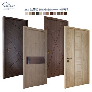 Trung Quốc Nhà máy hàng đầu óc chó phòng ngủ gỗ sồi sang trọng nhà nội bộ cửa gỗ hiện đại trong nhà cửa gỗ cách âm prehung nội thất cửa - Product Image 1