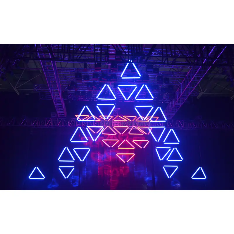 Xlighting sahne gösterisi 3D dmx tavan dj kinetik gece kulübü tüp ışıkları
