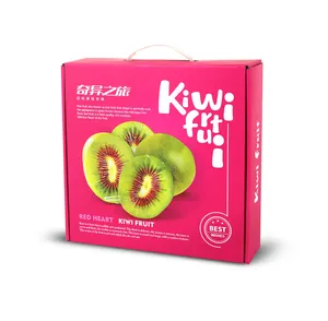 Piccola scatola di frutta in cartone sicura personalizzata per la promozione