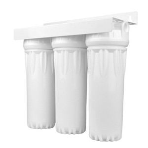 <span class=keywords><strong>Filtre</strong></span> à eau à 3 étages Élimination des métaux lourds Système de <span class=keywords><strong>filtre</strong></span> à eau potable de 10 pouces avec raccords - Product Image 1