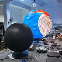 Écran d'affichage sphérique flexible en couleur pleine, personnalisable P5/P6, avec écran LED sphérique étanche de 1,5 mètre pour l'extérieur