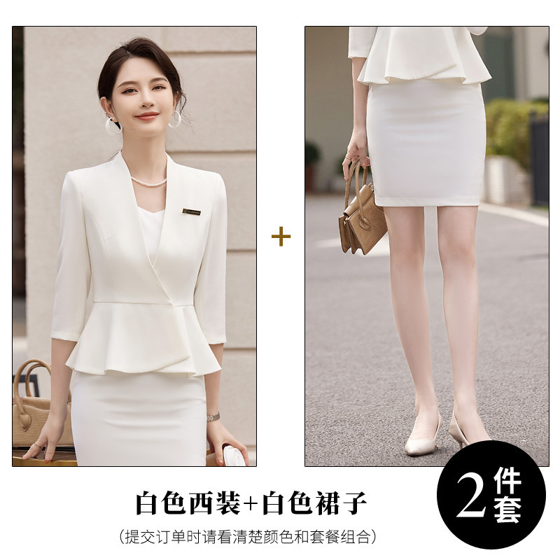 White suit skirt