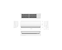 Inverter pemanas pendingin kelas energi A ++ (2.0hp) 18000Btu Eropa efisiensi tinggi ramah lingkungan Ac Ac Ac