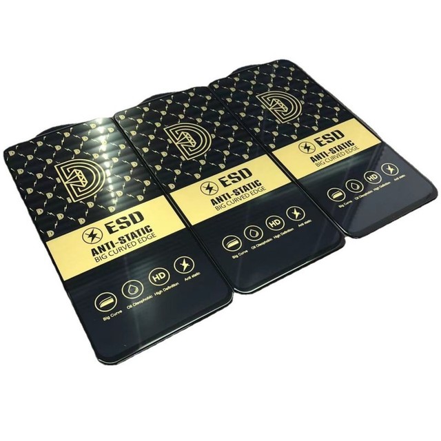 2.5D 9H Anti Scratch Anti-static ESD Clear Phone Tempered Glass Screen Protector Film for iPhone 12 13 14 15 16 Pro Max Plus