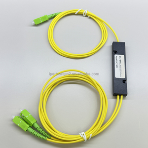 สายเคเบิลสื่อสาร LSZH สายไฟเบอร์ออปติกแบบโหมดเดียว ความยาว 1 เมตร SC/APC 1x2 กล่องแยกสัญญาณ ABS สำหรับใช้งานภายในอาคาร CATV - Product Image 4