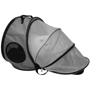 Pet <b>Backpack</b> For <b>Cats</b> And Small Dogs Breathable Mesh Carrier Portable Round Design Under 12 Lbs Capacity - Product Image 3