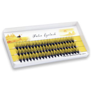 Pestañas de visón 20D/30D, extensiones de pestañas individuales de volumen <span class=keywords><strong>ruso</strong></span>, pestañas postizas naturales y suaves, caja de 60 paquetes para maquillaje - Product Image 6