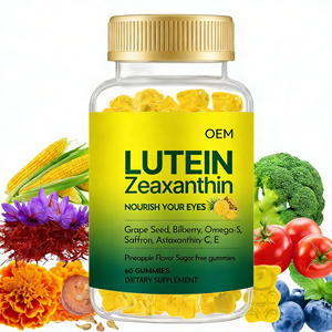 Suplementos de Gomitas Herbales con Zeaxantina, Luteína, Extracto de Arándano y Semilla de Uva, Veganos, Orgánicos y Naturales, para la Salud Ocular y la Visión en Adultos (OEM/ODM) - Product Image 2
