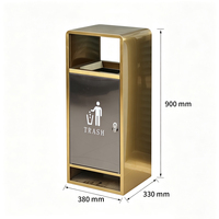 Contenedores de Almacenamiento de Acero Inoxidable de 43L para Cocina y Exteriores, Diseño Moderno y Lujoso, Ecológicos, Gran Tamaño, Uso Interior/Exterior