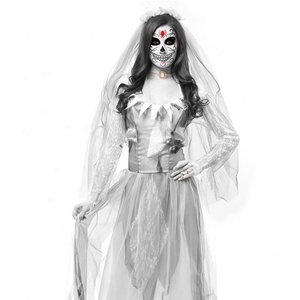 Disfraz <span class=keywords><strong>de</strong></span> Halloween para Mujer, Disfraz <span class=keywords><strong>de</strong></span> Fantasma, Cadáver, Zombie, <span class=keywords><strong>Novia</strong></span> Cadáver, Disfraces <span class=keywords><strong>de</strong></span> Terror - Product Image 3