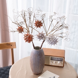 Set Premium MW89107 <span class=keywords><strong>de</strong></span> Protea Artificial Moderna en Aerosol y Vaina <span class=keywords><strong>de</strong></span> <span class=keywords><strong>Semillas</strong></span> para Decoración Wabi-Sabi en Hoteles, Oficinas e Interiores - Product Image 1