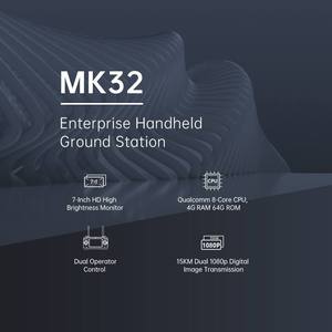 ชุดควบคุมภาคพื้นดินแบบพกพา MK32 Enterprise พร้อมจอแสดงผลคู่ขนาด 7 นิ้ว ความสว่าง 1000 Nit ระบบ Android สำหรับโดรนอุตสาหกรรม - Product Image 5