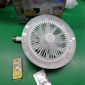 Led Multi Function <b>Fan</b> Light 50W <b>Remote</b> <b>Control</b> <b>Ceiling</b> Mount Flush Mount Plastic Body Ac Motor With Led Light Source - Product Image 3
