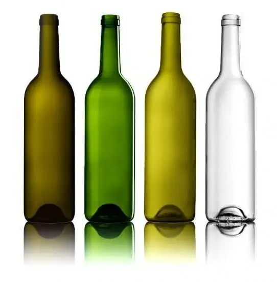 Toptan 187ml 375ml 750ml kırmızı şarap şişesi koyu yeşil boş lüks üreticileri şampanya bordo cam şarap şişeleri
