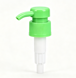 Pompe doseuse à verrouillage par torsion gauche-droite en plastique vert 30/415 pour flacons de désinfectant pour les mains, savon liquide et cosmétiques - Product Image 1