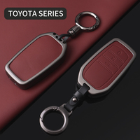 Marchés transfrontaliers pour Toyota RAV4 Hilux, Fortuner Camry Crown – Coque de clé de voiture en alliage de zinc rouge de haute qualité – Vente en gros directe usine