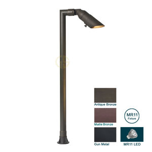 Éclairage paysager extérieur étanche en laiton à angle droit 12V basse tension MR11, lumière de jardin, lumière de chemin, lumière de pelouse - Product Image 2