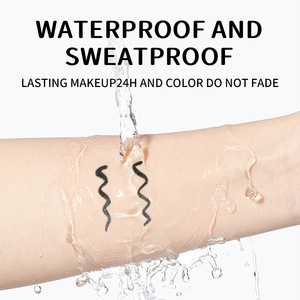 Crayon Eyeliner Liquide Ultra Fin Imperméable Longue Tenue Anti-Bavures Noir pour Maquillage des <span class=keywords><strong>Yeux</strong></span> - Product Image 5