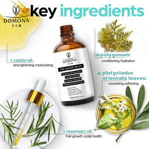 Serum Minyak Rambut Herbal Peppermint Organik Berkualitas Tinggi Merangsang Regenerasi Folikel Mempromosikan Rambut Lebih Lebat dan Sehat - Product Image 3