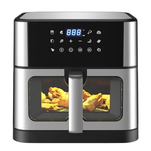 Friteuse vapeur 8L panier visuel avec fenêtre Appareil de <span class=keywords><strong>cuisine</strong></span> intelligent Four vapeur airfryers avec deux éléments chauffants - Product Image 4