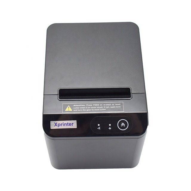 Partial Auto Cutter 72mm Thermal Bill Printer XP-T80Q 203dpi USB Direct Thermal Printing in Stock