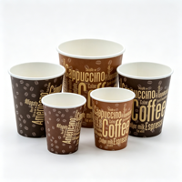 Gobelet en papier jetable à paroi simple, personnalisable avec logo, de qualité alimentaire, étanche, pour café chaud, recyclable, biodégradable, avec couvercle en PP