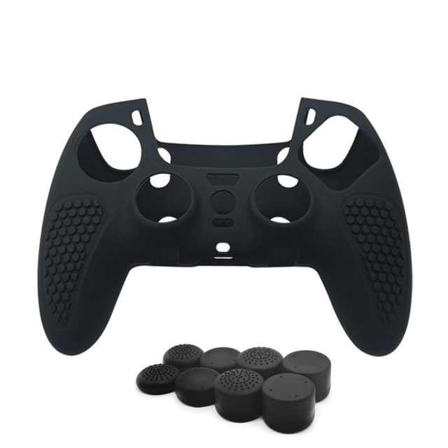 Durable Silicone Skin With Pcs Thumb Stick Controller Protection Cover Case for PS5 Doublesense Edge Controller