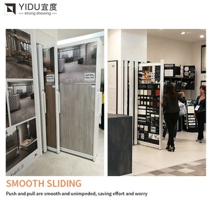 YIDU Gốm Nhà Máy Slide Xoay Showroom Đẩy Kéo Bảng Điều Khiển Sứ Gạch Giá Đá Phiến Đá Hiển Thị Đứng - Product Image 3