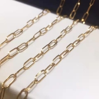 Colliers fins de créateur Chaîne en corde remplie d'or en vrac Offre Spéciale pour la fabrication de bijoux pour femmes