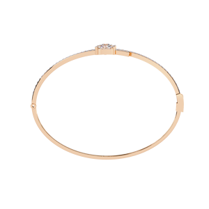 สร้อยข้อมือ JURA JEWEL รุ่น Romantic Classic ชุบทอง 18K ประดับเพชรทรงดอกไม้ ดีไซน์แบบโซ่เชื่อมต่อ ตัดแบบ Brilliant Cut ฝังแบบ Claw Setting ได้รับการรับรองจาก IGI - Product Image 3